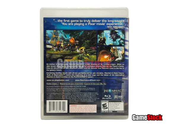 PS3 Ratchet Clank Future Tools of destruction (Б/У, Английская версия, BCUS-98127)