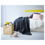 Покрывало IKEA VARELD (ВОРЕЛЬД), Темно-серый, 150х250 см