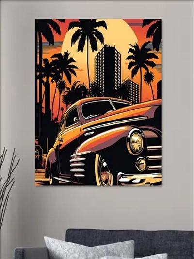 Картина на стену "Vice City" 50х70см 1шт.