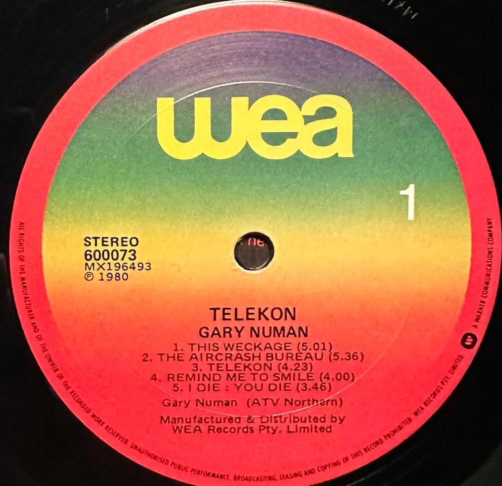 Gary Numan - Telekon (Австралия 1980г.)