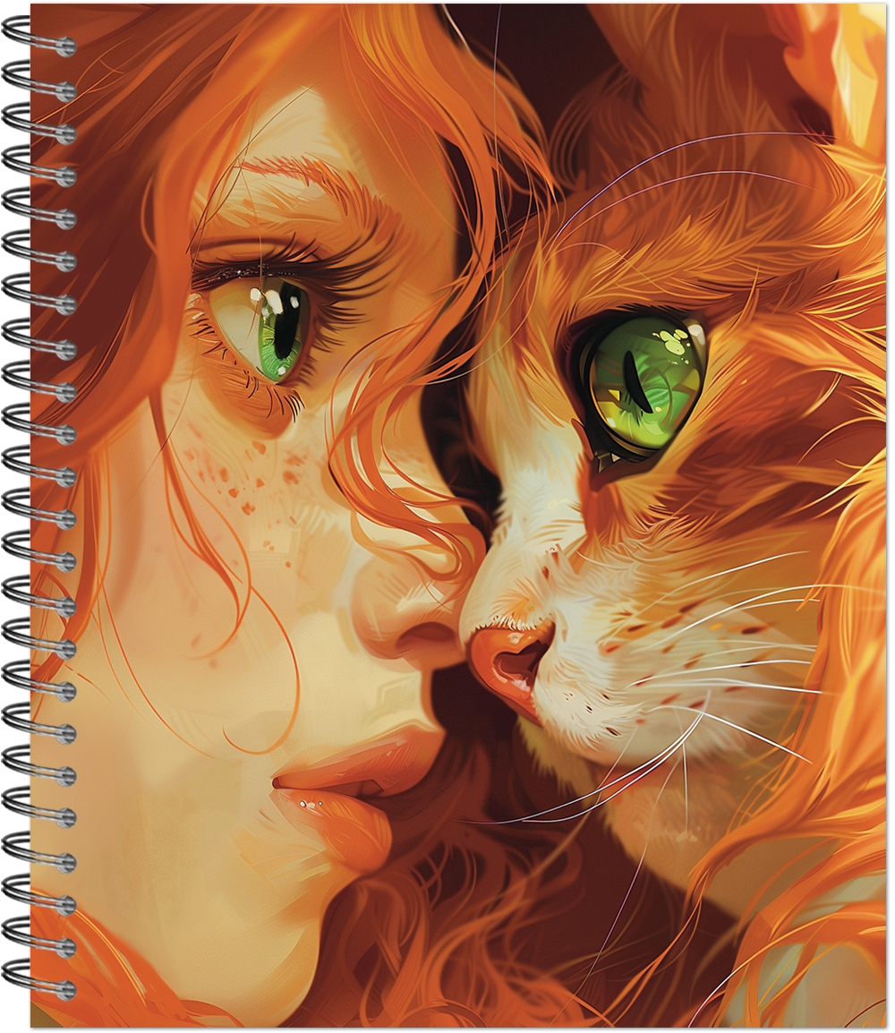 Тетрадь общая "Anime cats", 48 л., гребень