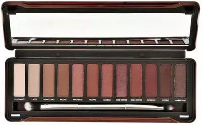 EVELINE Eyeshadow Palette Тени для век 12 тонов CHARMING MOCHA (*3*12)