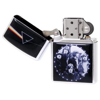 Зажигалка сувенирная Pink Floyd группа в круге (554)