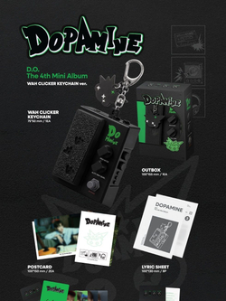 Альбом D.O. - DOPAMINE 4th Mini Album WAH CLICKER KEYCHAIN (LIMITED) Version