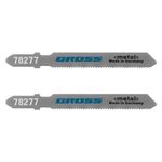 Полотна для электро-лобзика по металлу, 2 шт,( 3111-T118A ) Gross, 78277