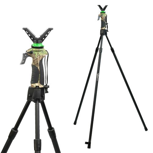Опора FieryDeer Gen3, трипод, 1.8м, рычаг изменения высоты, б/с V-образный упор 360°, камуфляж (4 шт./уп.)
