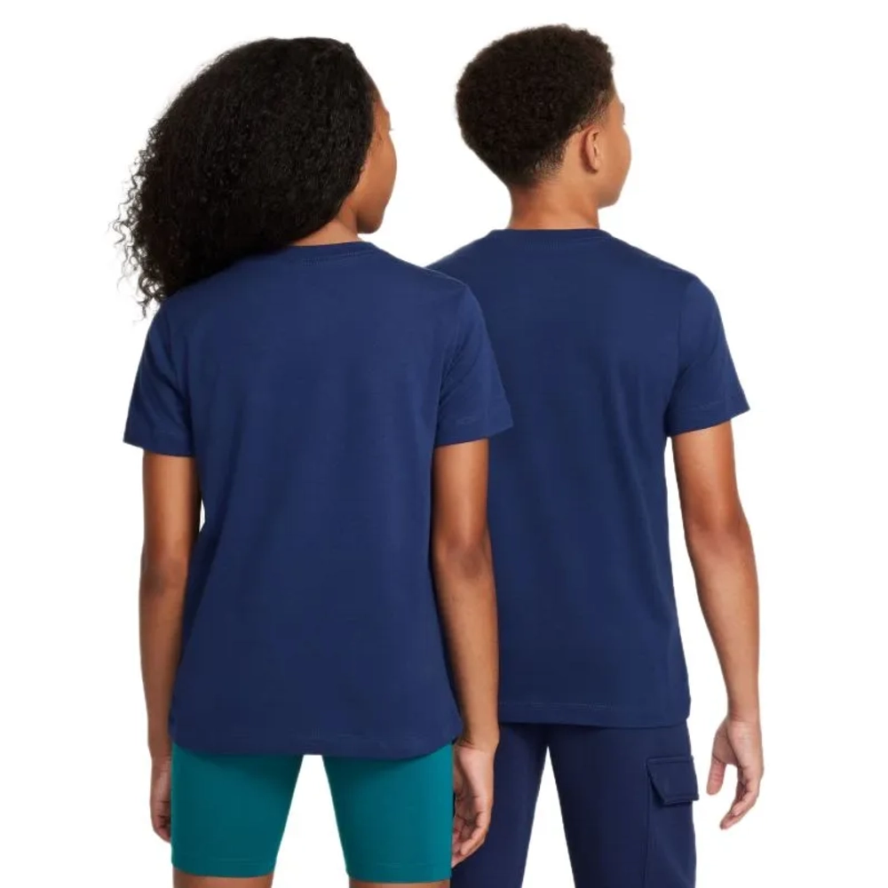 Футболка для мальчика теннисная Nike Kids Sportswear - midnight navy