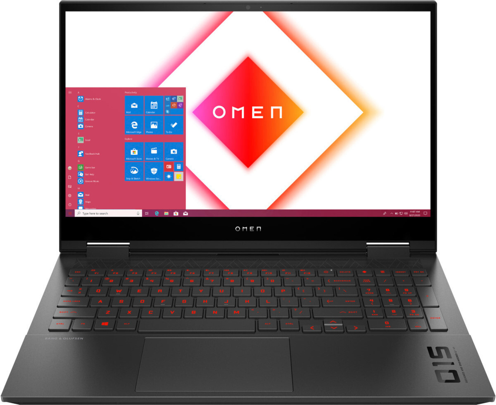 Ноутбук HP Omen 15-ek1017ur (3B2V8EA) Core i7-10750H/16G/1Tb SSD/15.6; FHD IPS 144Hz AG/NV RTX3060 6G/WiFi/BT/DOS