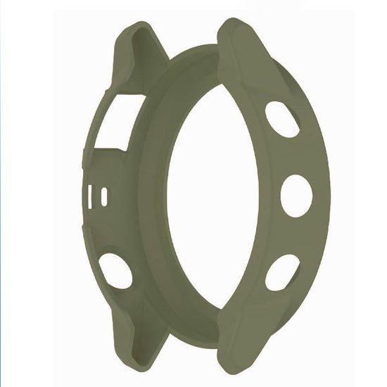 Защитный бампер чехол для часов Garmin MARQ Gen 2 Adventurer Athlete Aviator Captain Golfer материал TPU защита от царапин и ударов (хаки)