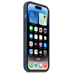 Силиконовый чехол с поддержкой MagSafe Apple Silicone Case для iPhone 14 Pro, Storm Blue (Штормовое небо)