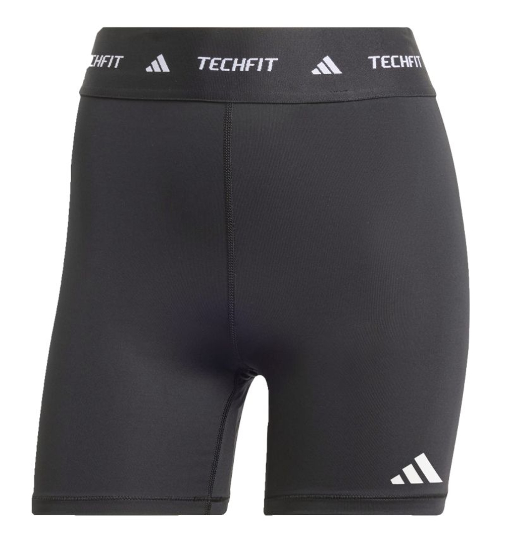 Женские теннисные шорты Adidas Techfit 4" - black