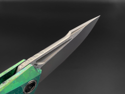 Складной нож Guerrero [M390 green CrystalTi green carbon]