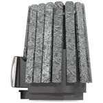 Дровяная банная печь Grill'D Cometa Vega 450 Short Max Stone Pro (Серпентинит)