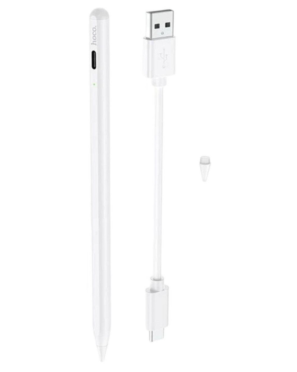 Стилус hoco GM102 Smooth series active anti-mistake touch capacitive pen for iPAD белый