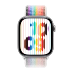 Умные часы Apple Watch Series 11 GPS, 46mm, Space Gray Aluminium Case with Pride Edition Sport Loop