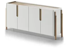 Комод Basic 4 двери ширина 180 см (белый)