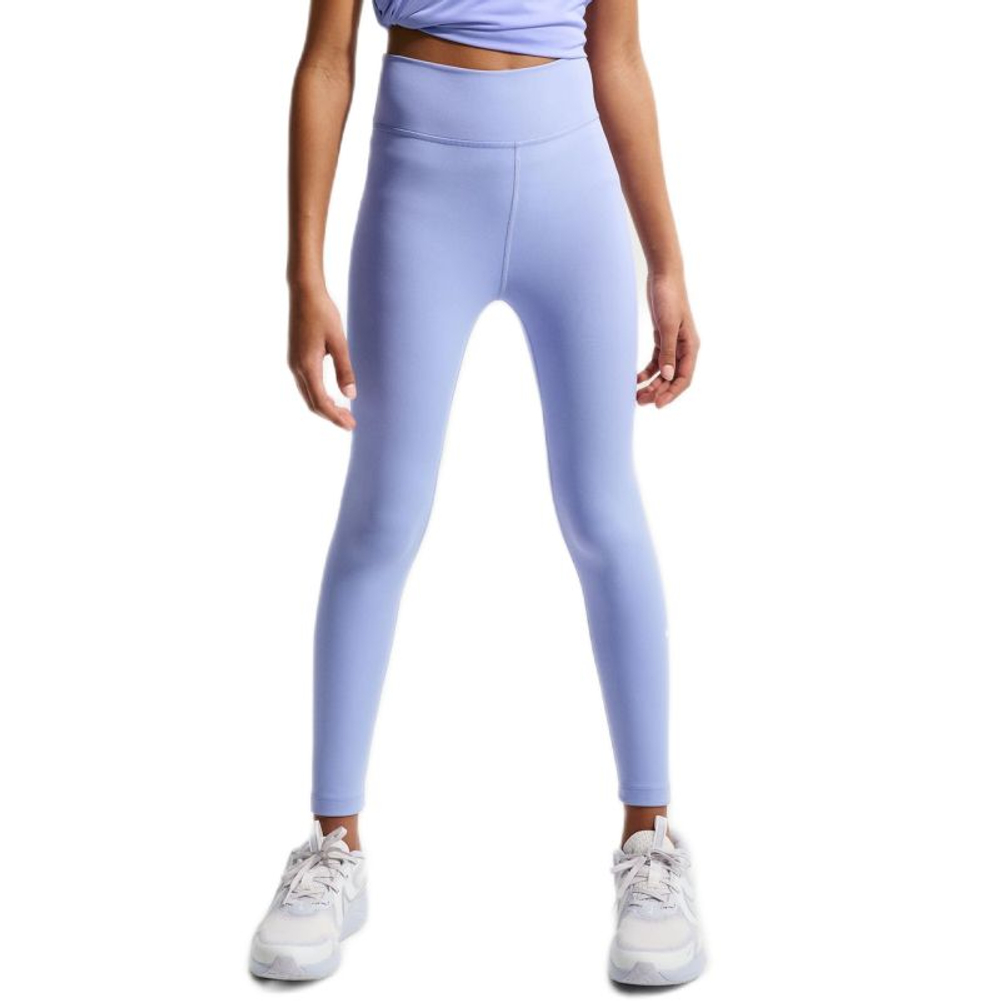 Детские брюки Nike Kids One Dri-Fit Tight — light thistle/white