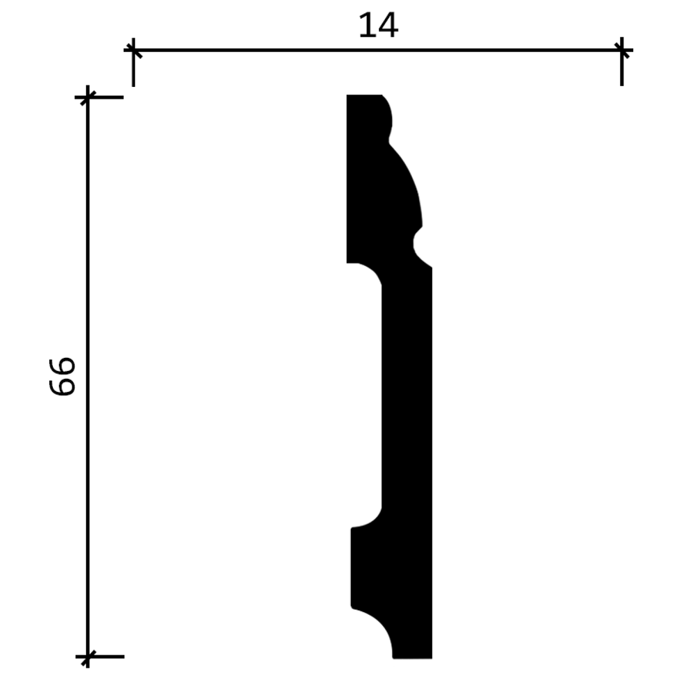 Плинтус DD15