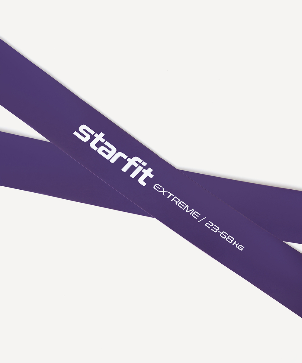Эспандер ленточный для кросс-тренинга STARFIT ES-803, 23-68 кг, 208х6,4 см, фиолетовый