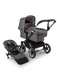 Bugaboo Коляска 2 в 1 Donkey 5 Mono Graphite/Grey Melange-Grey Melange