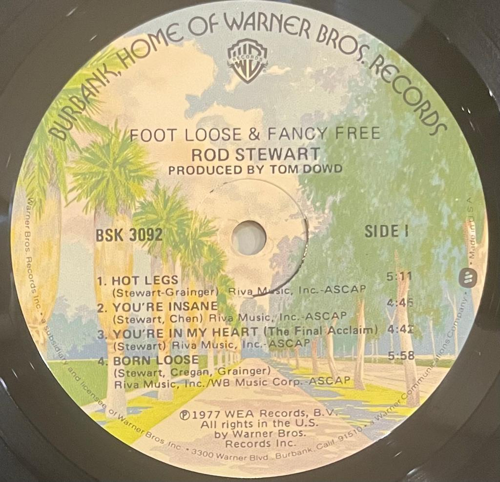 Rod Stewart - Foot Loose & Fancy Free (США 1977г.)