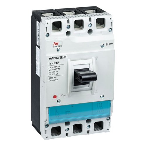Выключатель автоматический в литом корпусе AV-POWER-3/3 630А 35кА TR EKF