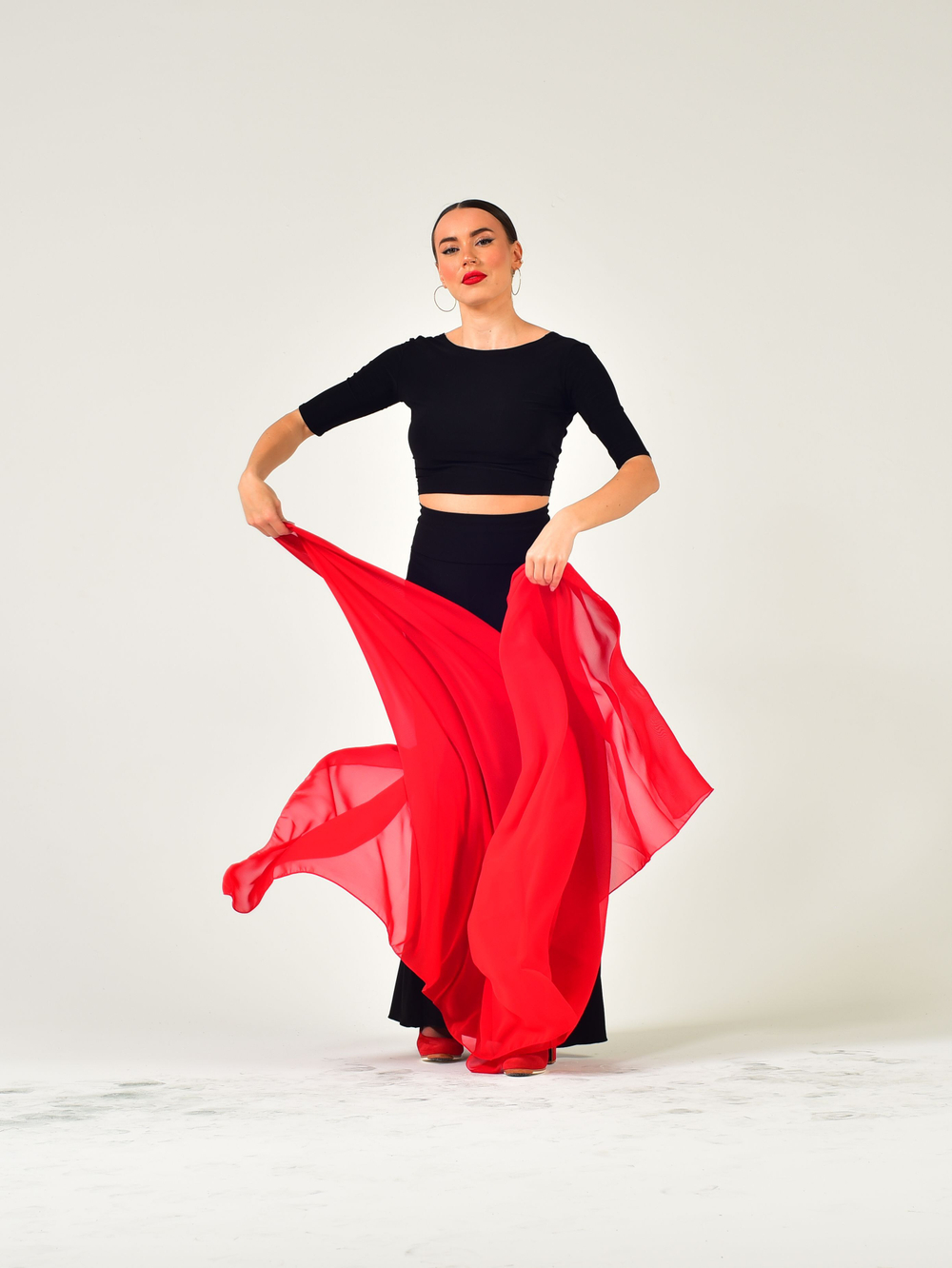 Шаль для восточных танцев Dance Every Wear SM7907 013, красный