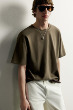 ФУТБОЛКА RELAXED FIT ИЗ МОДАЛА — ZARA