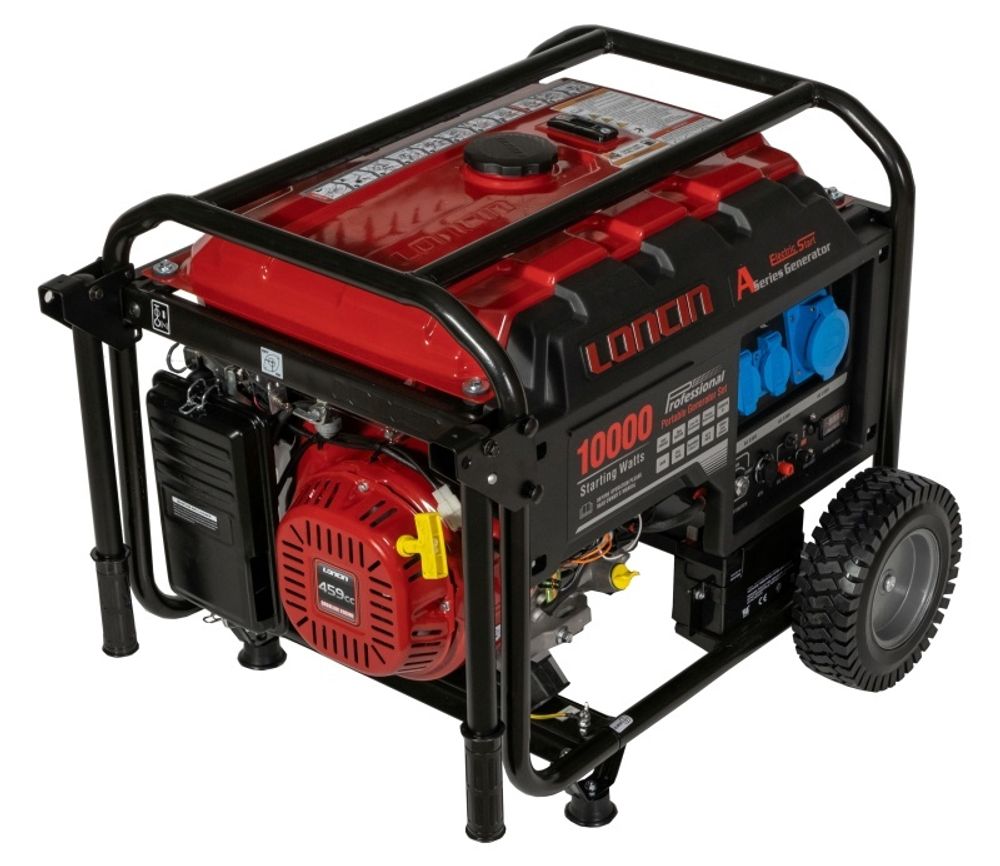Генератор бензиновый Loncin LC10000D-AS - [8 кВт / 220V] однофазный