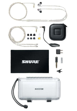 SHURE SE846-CL-EFS наушники внутриканальные (наушники вставные), трехполосные, с четырьмя драйверами, прозрачные