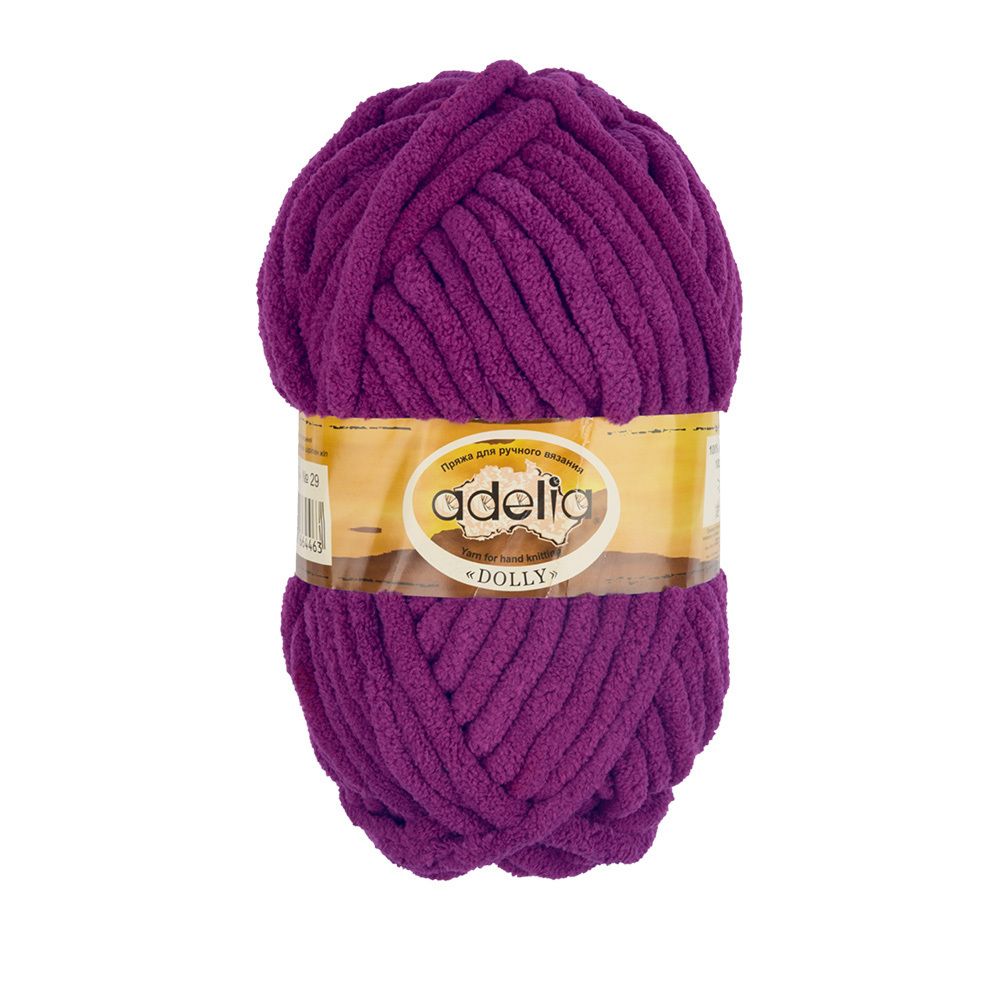 Пряжа Adelia Dolly / уп.5 мот. по 100г, 40м, 29 т. фиолетовый Пряжа Adelia Dolly / уп.5 мот. по 100г, 40м, 29 т. фиолетовый