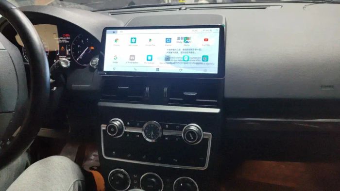 Магнитола для Land Rover Freelander 2 2007-2014 (любые комплектации) - Kuberg NH-1220 монитор 12.3", Android 10, Быстрая, CarPlay, SIM-слот