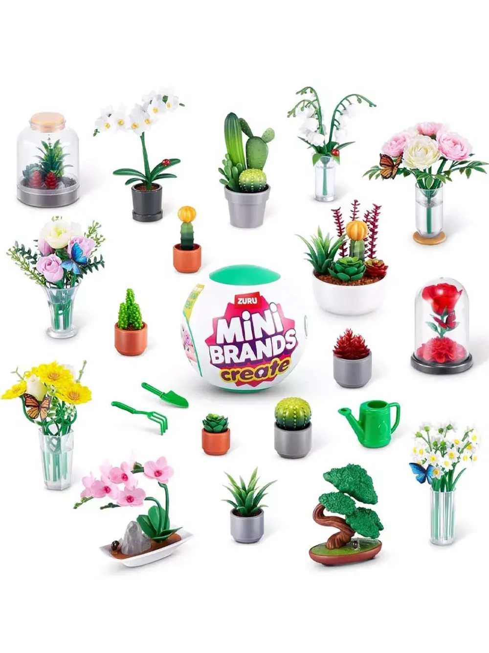 Шар сюрприз Зуру Mini Brands Create Garden Capsule