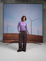 Брюки Nothomme Blue Casual Pants Ultra-Thin/Lightweight "Grape Purple" Women's