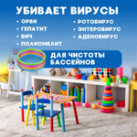 1 литр х 8 шт. 3% Перекись водорода литр бутылка / жидкость для очистки, дезинфекции и обеззараживания маникюрных и медицинских инструментов, поверхностей, обработки детских игрушек, кожи