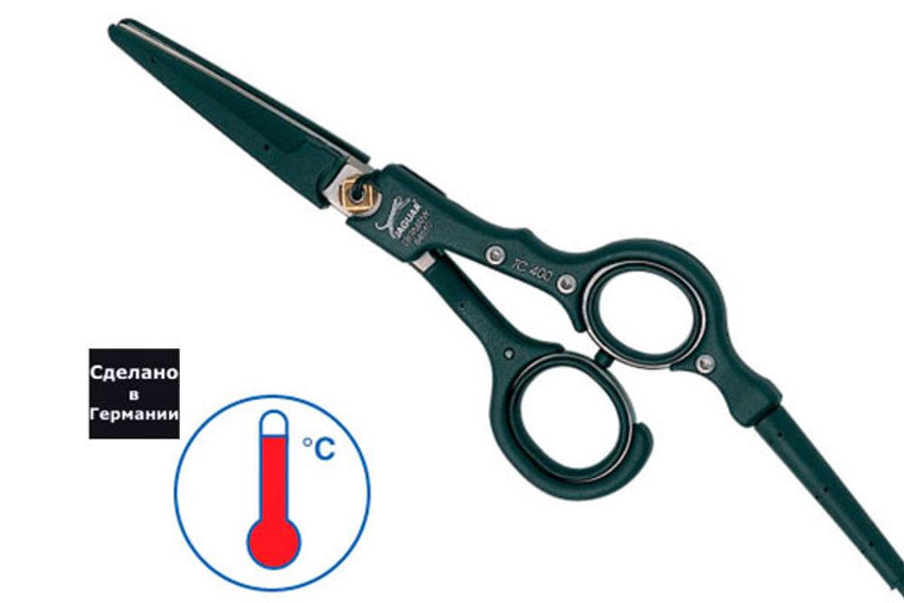 Ножницы горячие Jaguar Thermo Care TC400 5.5" зеленые - 2