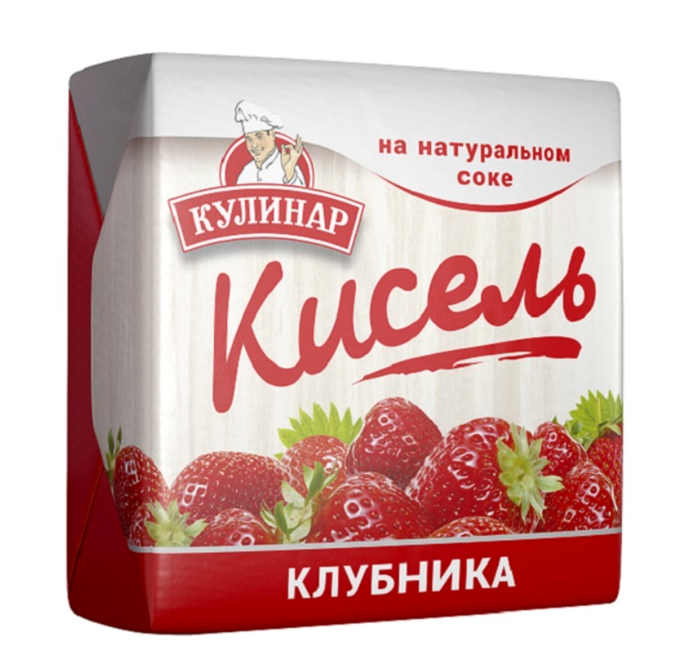 Кисель КУЛИНАР клубника брикет 220*16