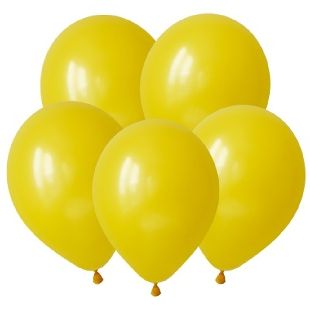 KL Пастель 5 Желтый / Yellow / 100 шт. /, Латексный шар