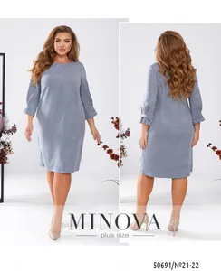 Платье 21-22-голубой Minova