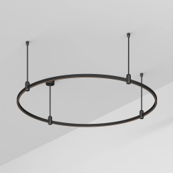 Основание ART-APRIORI-ROUND-ROD-400-R1200 (BK) (Arlight, IP20 Металл, 3 года) 048497