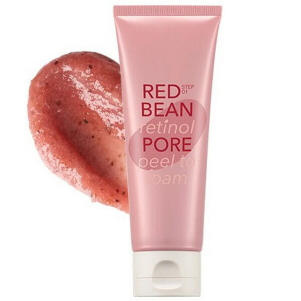 Пенка-пилинг для лица с ретинолом из красной фасоли Missha Red Bean Retinol Pore Peel To Foam, 120мл