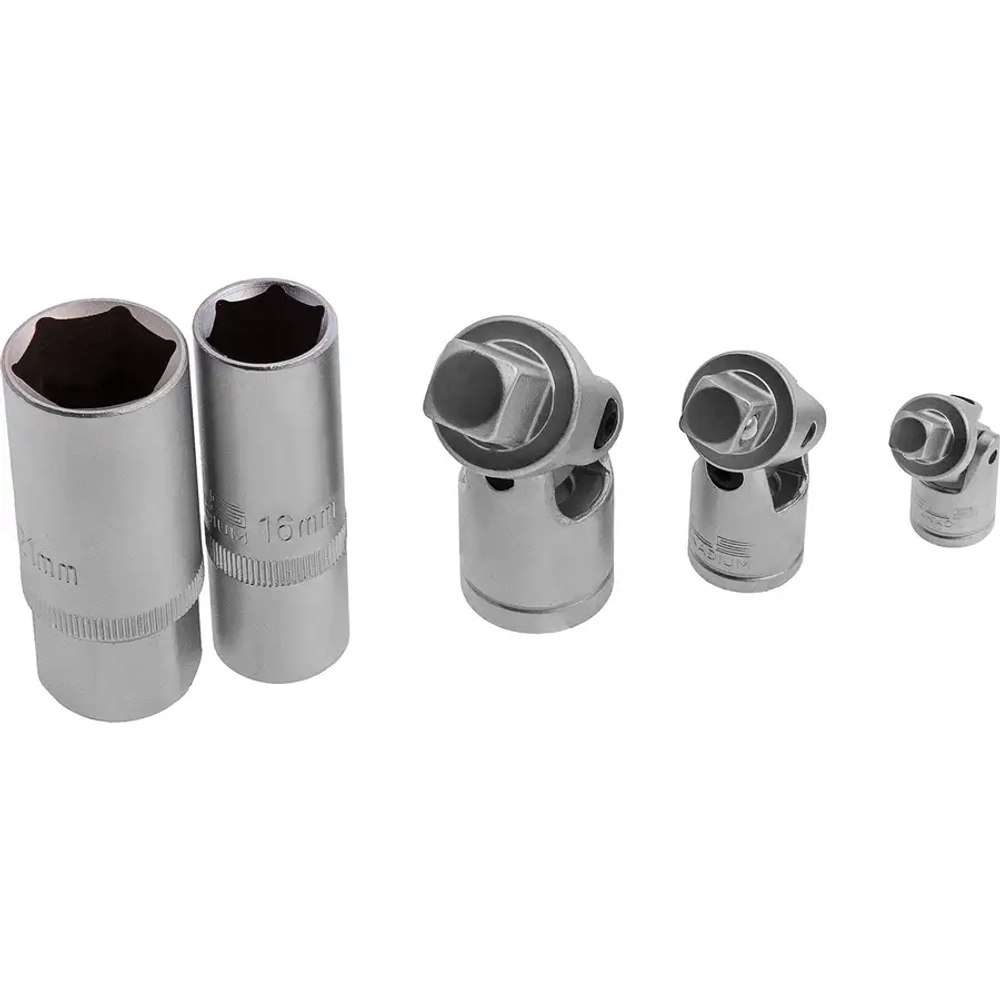 Набор инструментов, 1/2",3/8", 1/4", CrV, 142 предм. STELS 14107
