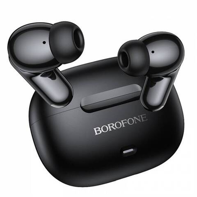 Беспроводные наушники Borofone BW96 с ANC+ENC шумоподавлением (black)