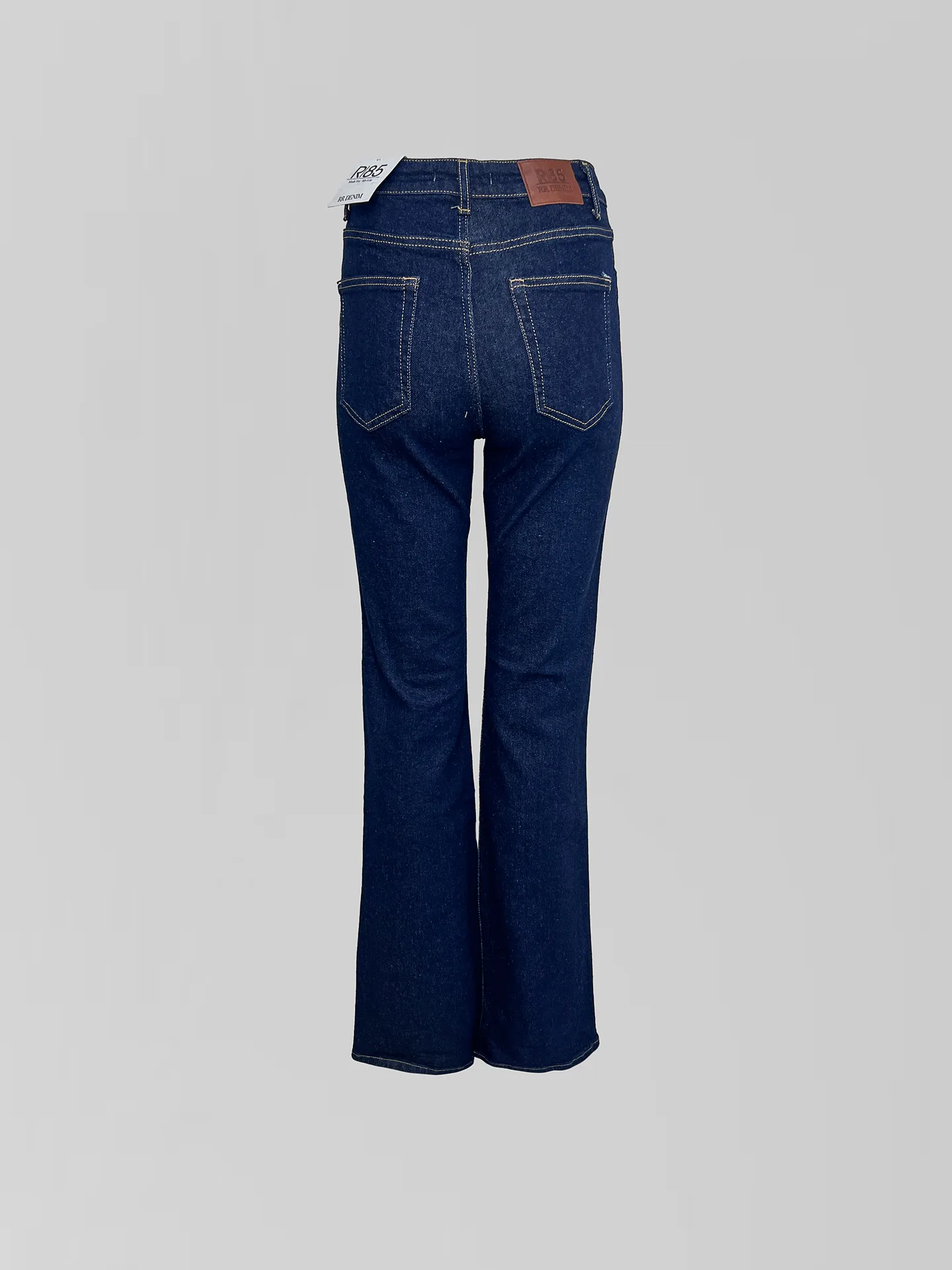 Джинсы RR Denim 1531 однотонные клеш от колена