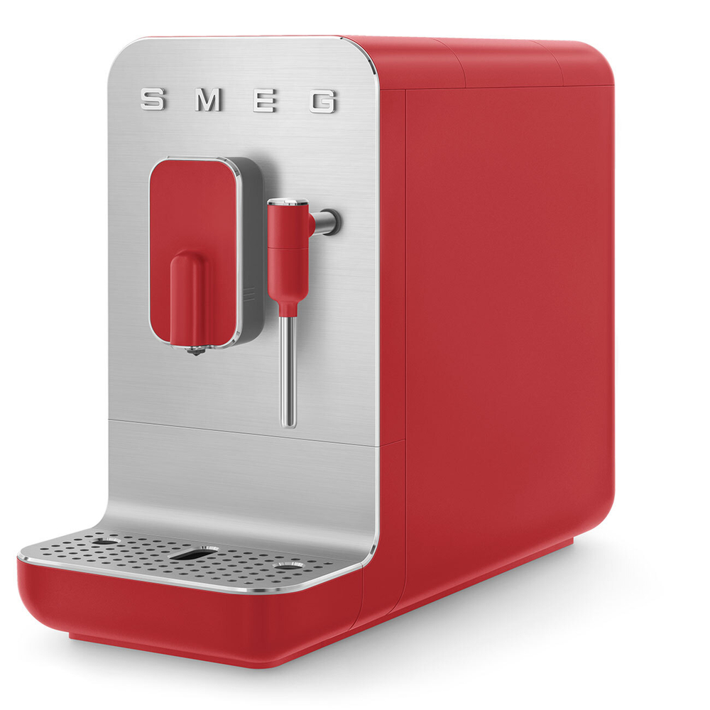 Кофемашина автоматическая Smeg красный матовый