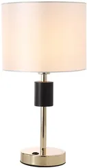 Интерьерная настольная лампа Maestro MAESTRO LG1 GOLD Crystal Lux
