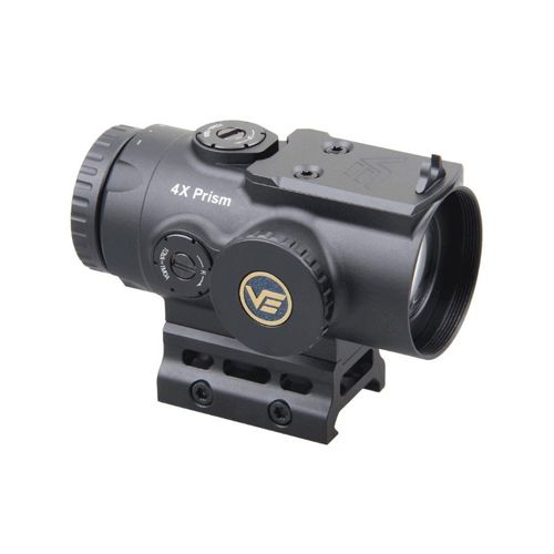 Призматический прицел Vector Optics Paragon 4x24 Micro Prism (закрытый, объектив 24мм, 1 МОА, метка баллистическая красная, picatinny/weaver, IP67)