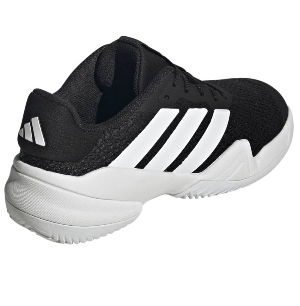 Детские теннисные кроссовки Adidas Barricade K - core black/cloud white/core black