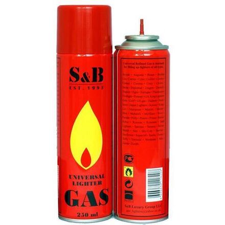Газ для зажигалок 250мл с насадками