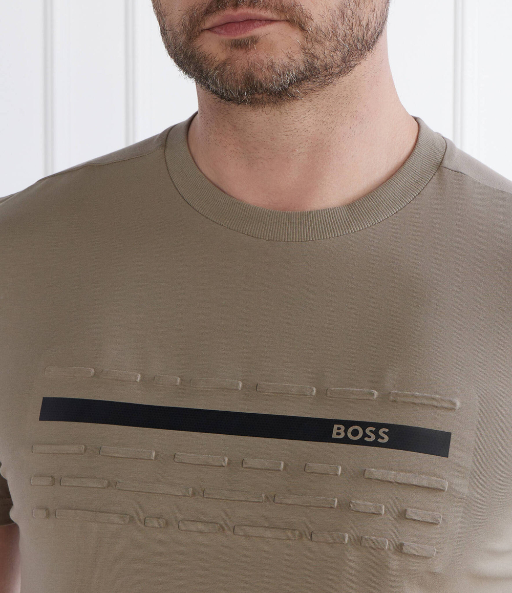 Футболка Tee 4 BOSS GREEN - хаки(50513010)